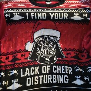 Star Wars Red and Black Sweater